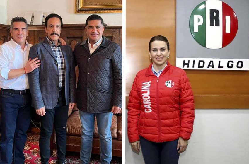  Hidalgo: Alejandro Moreno y Omar Fayad se reconcilian; Carolina Viggiano anuncia precandidatura