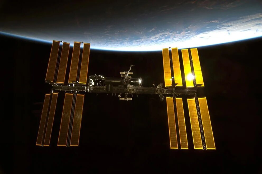 Vista de la estación espacial internacional