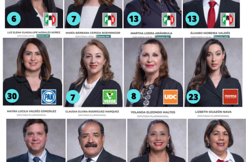  Conoce quienes son los Diputados más activos en Coahuila.