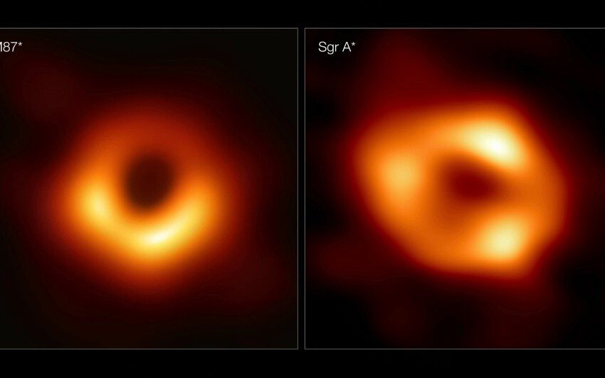  Primera imagen del agujero negro supermasivo ubicado en el centro de la vía láctea.