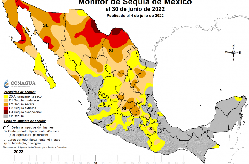  Se declara emergencia por sequía en México.