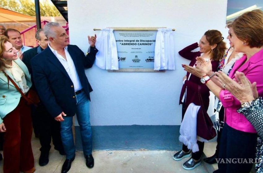  Román Alberto Cepeda inaugura el Centro Integral para Personas con Discapacidad ‘Abriendo Caminos’, en Torreón