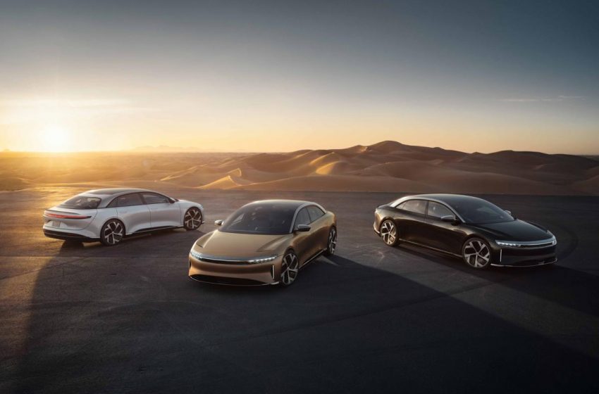  Fabricante de autos eléctricos de lujo Lucid lanzará dos nuevas versiones del modelo Air