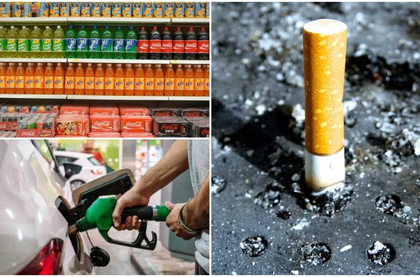  Gasolinas, refrescos y cigarros subirán de precio en 2023