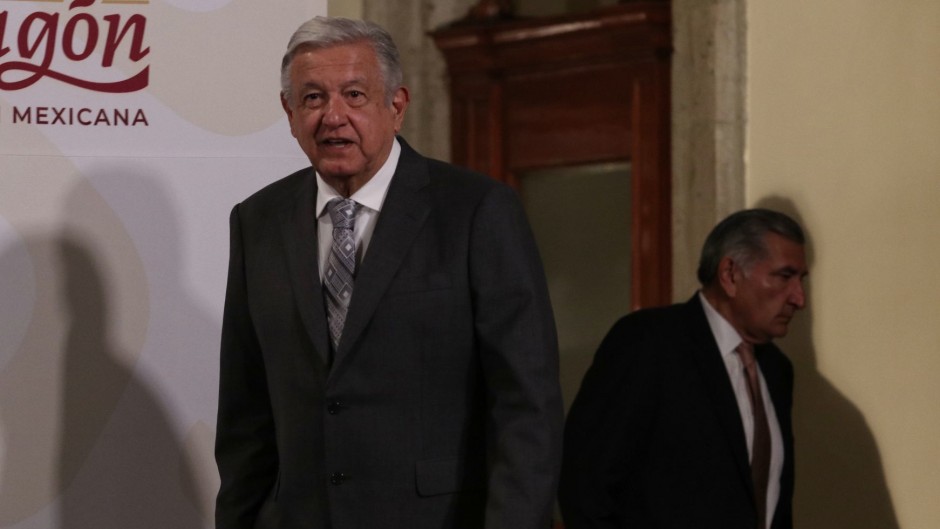 Andrés Manuel López Obrador y Adán Augusto López. 