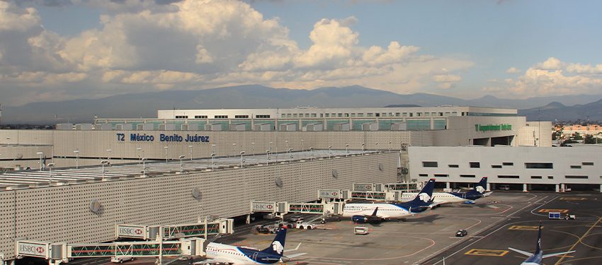  Hasta 46.2 millones de pasajeros usaron el aeropuerto internacional de la Ciudad de México en el 2022.