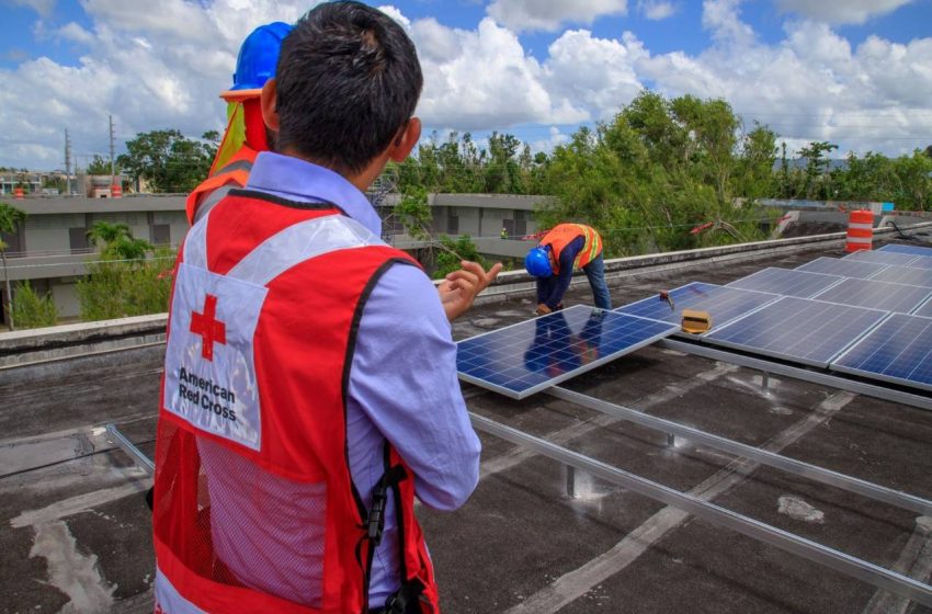  Busca Cruz Roja ahorro con paneles solares