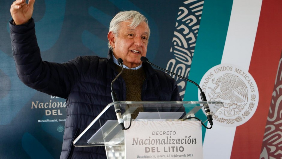 El presiente López Obrador.