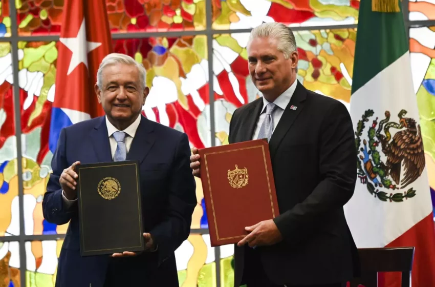 AMLO reconoce con Orden del Águila Azteca a Díaz-Canel: “Cuba debería ser patrimonio de la humanidad”