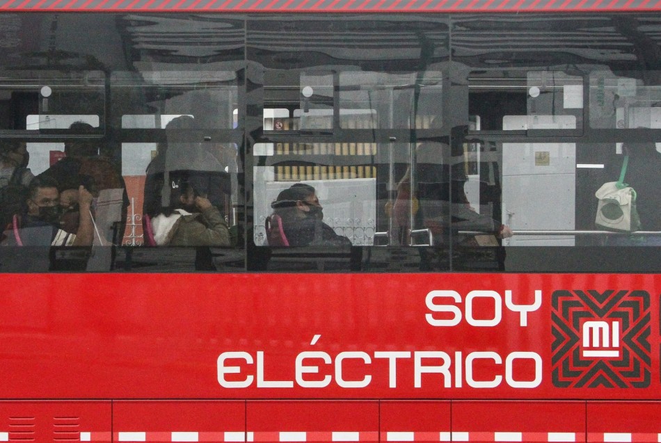Las nuevas unidades eléctricas del Metrobus.