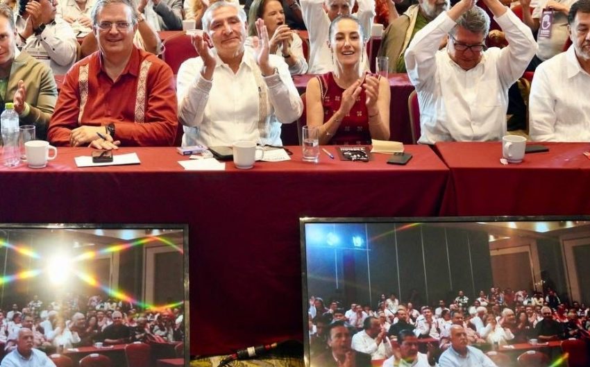 Sin sorpresas, Delgado y Durazo anunciaron las seis reglas que cumplirán los aspirantes a la candidatura de Morena