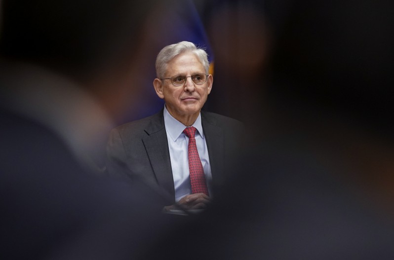 El titular del Deparramento de Justicia, Merrick Garland, uno de los funcionarios más importantes de Biden.