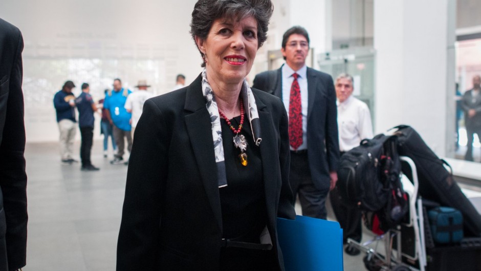 La ministra Janine Otálora.
