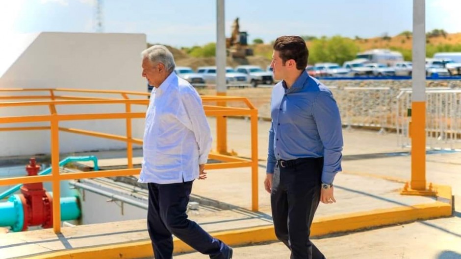 AMLO supervisa El Cuchillo II en NL de forma privada y exprés