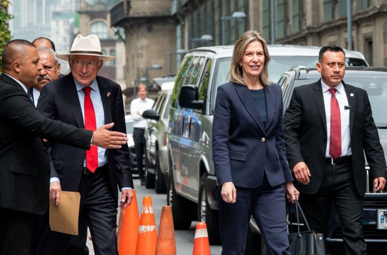 Elizabeth Sherwood-Randall, asesora de Seguridad Nacional de la Casa Blanca en su reciente visita a México.
