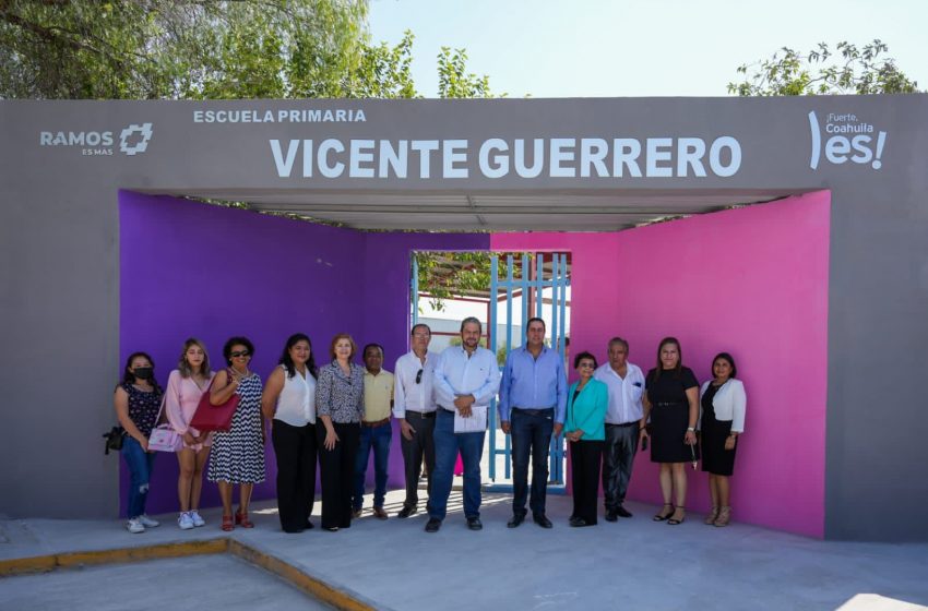 CHEMA MORALES INICIA CICLO EDUCATIVO CON NUEVAS OBRAS