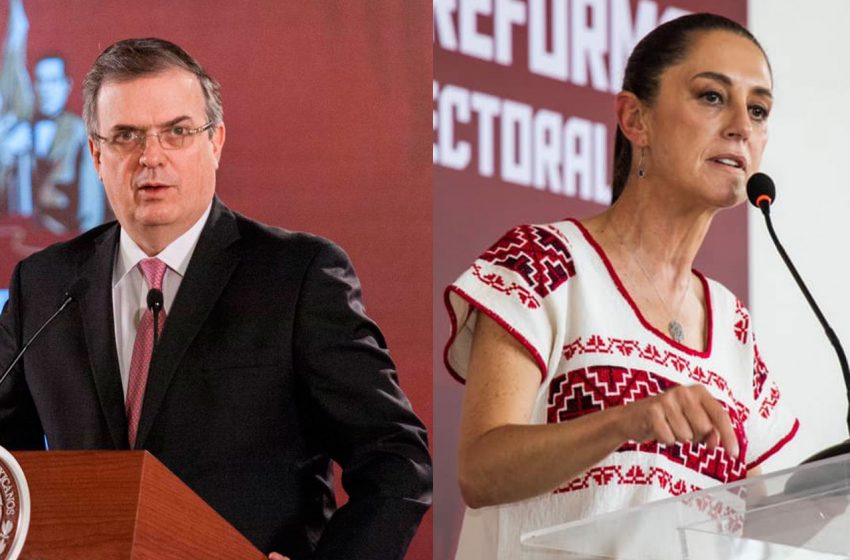 En Morena aseguran que Sheinbaum y Ebrard están empatados en NL