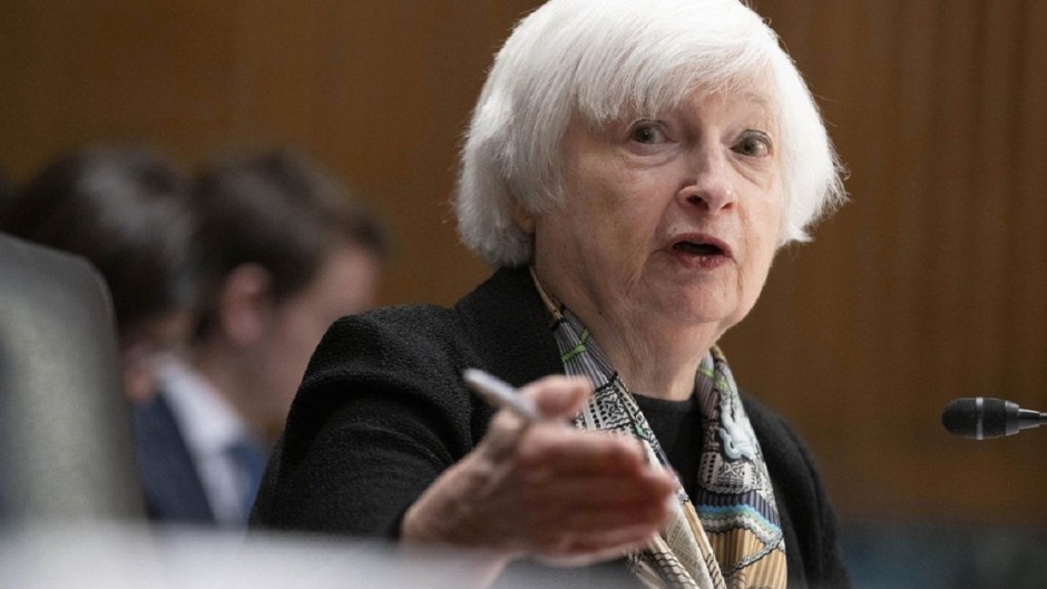 Janet Yellen, secretaria del Tesoro de EU.