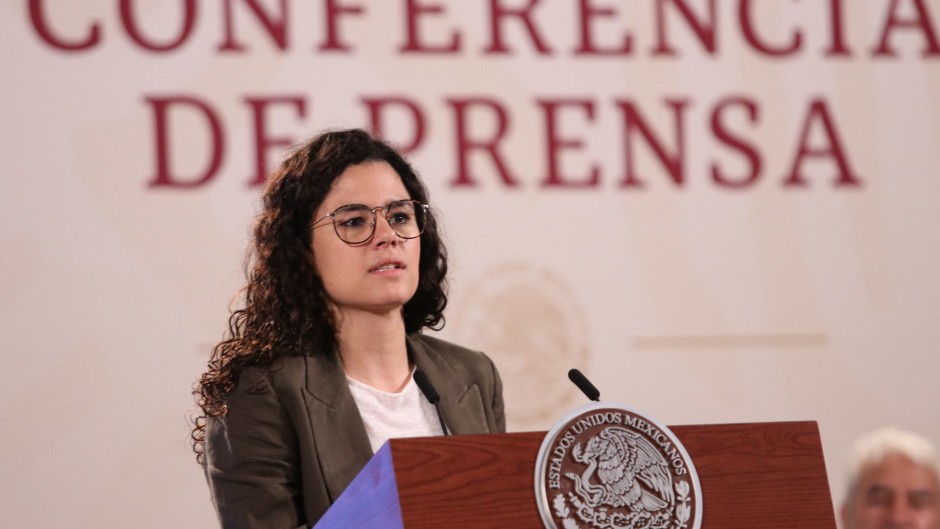 María Luisa Alcalde, secretaria de Gobernación.