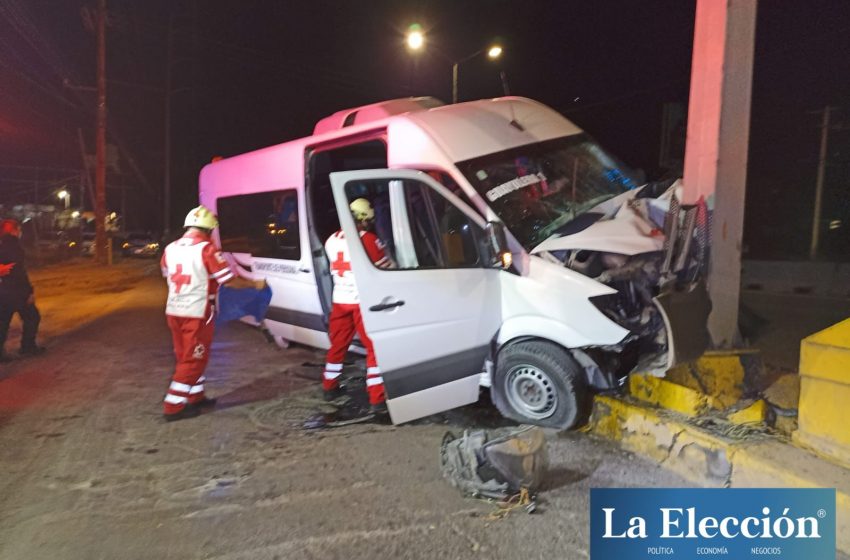 Muere conductor de transporte alcoholizado