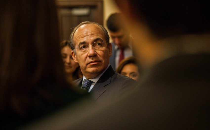  Expresidente Calderón, dice que solo conoció  una de las vidas de Genaro García Luna.