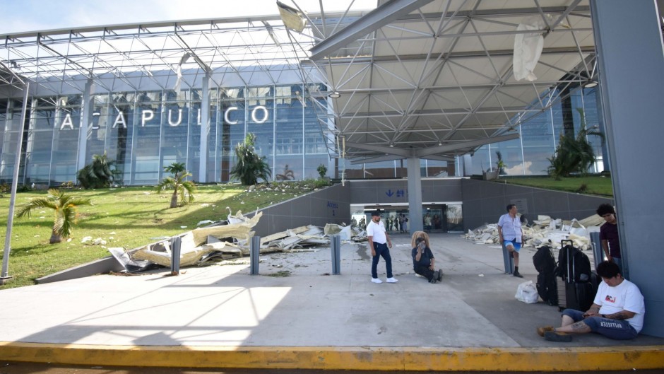 El aeropuerto de Acapulco operado por OMA no presenta grandes daños estructurales.