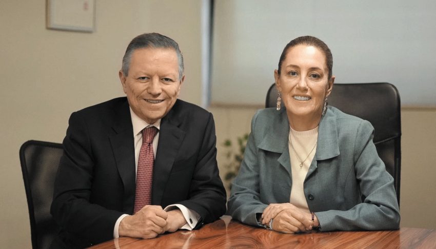  Zaldívar renunció a la Corte para sumarse a la campaña presidencial de Claudia Sheinbaum