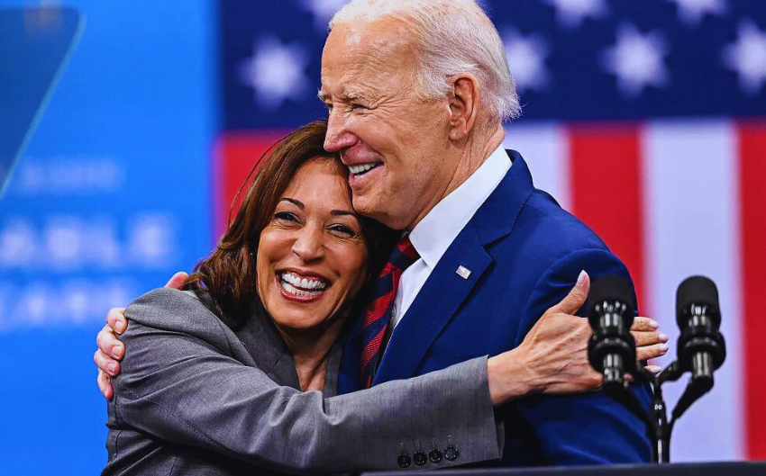 Sondeos informan que Kamala Harris mejora ligeramente los números de Biden en encuestas.