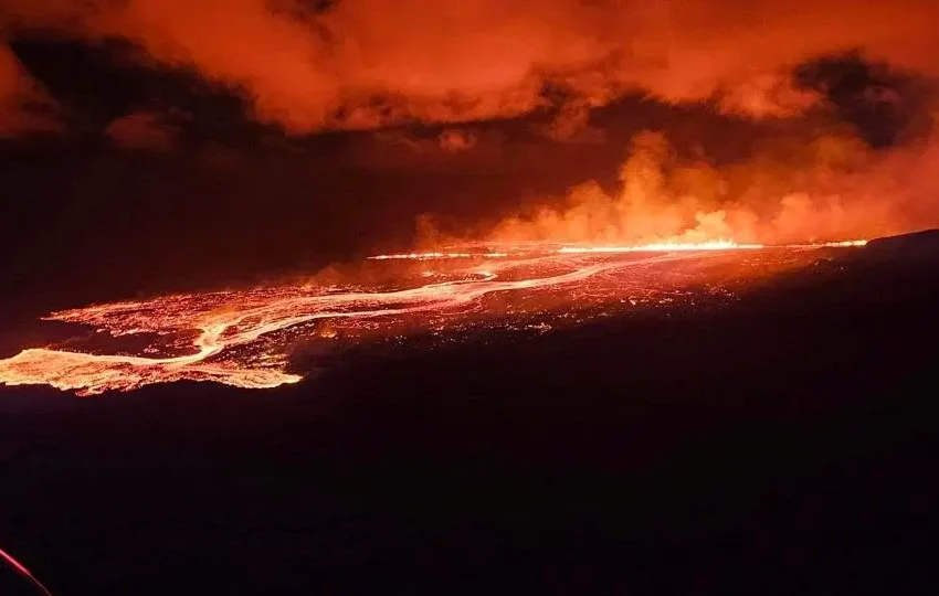 En Islandia continúan las erupciones volcánicas este año, ya van decenas de miles de desplazados.