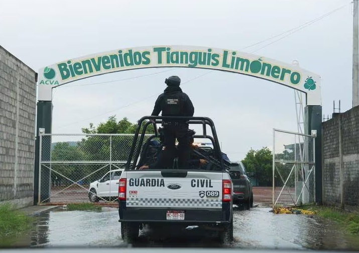  Ante extorciones e inseguridad Gobierno de Michoacán controla de tianguis limonero