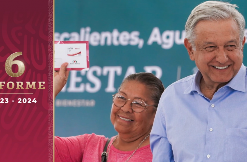 AMLO dio su último informe de Gobierno desde el Zócalo