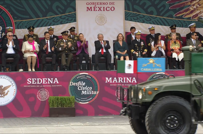  AMLO encabezó su último Desfile Militar
