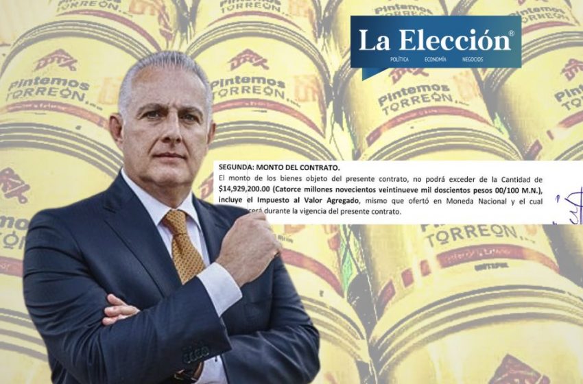 Compra Román Cepeda, 500 cubetas de pintura por 6 millones de pesos. “El Rey de la pintura” 1/2.