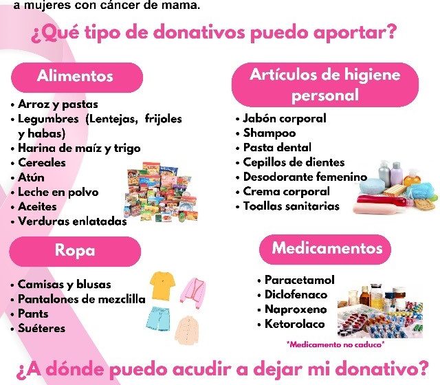  Apoyemos la Colecta a Beneficio de Mujeres con Cáncer de Mama que Convoca la Facultad de Ciencias Químicas de la UAdeC y Casa Rosa A.C
