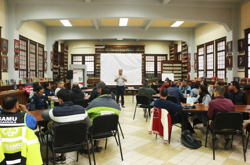 Fue Sede UAdeC del Cuarto Curso Nacional Básico de Atención de Emergencias y Segundo Curso Nacional de Formación de Formadores