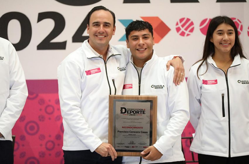 Por su Destacada Participación en Halterofilia Reconocen a Francisco Cerecero Estudiante de la UAdeC con el Premio Estatal del Deporte 2024