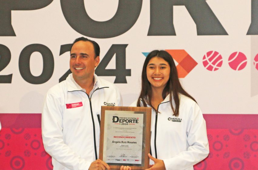 Estudiante de la UAdeC es Galardonada con el Premio Estatal del Deporte 2024 en la Categoría de Deportista Absoluta