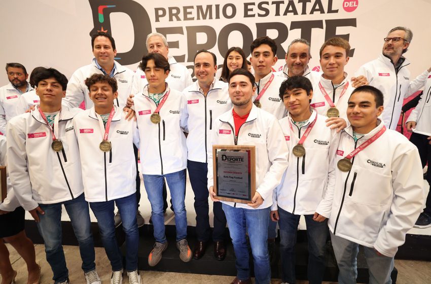 Sebastián Bazaldúa Rojas Universitario de la UAdeC es Premio Estatal del Deporte por su Carrera Deportiva en el Flag Football