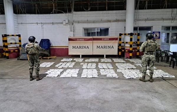 Aseguran 290 kilos De metanfetaminas que se dirigían a Camerún desde Veracruz.