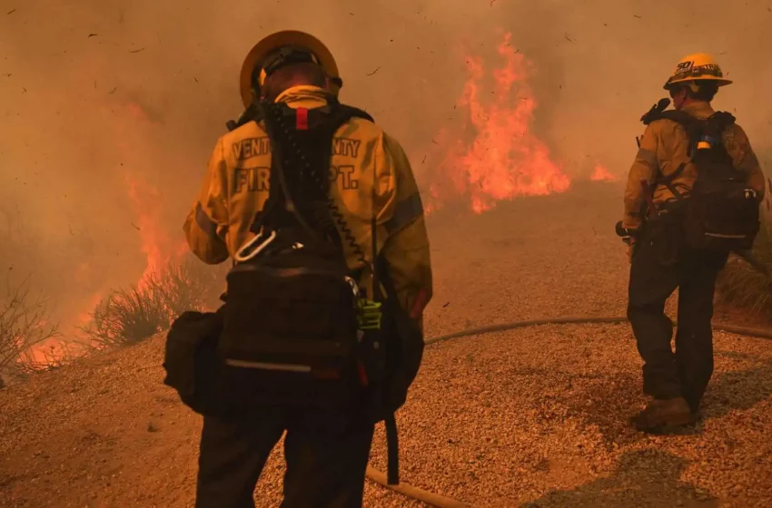  México presta auxilio en California en la lucha contra incendios en Pacific Palisades
