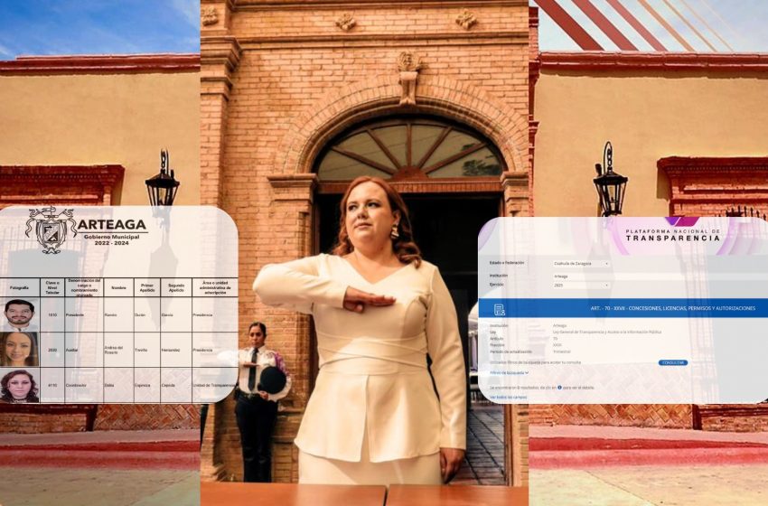 Alcaldesa de Arteaga omite ley de transparencia: 40 días sin transparentar información pública.