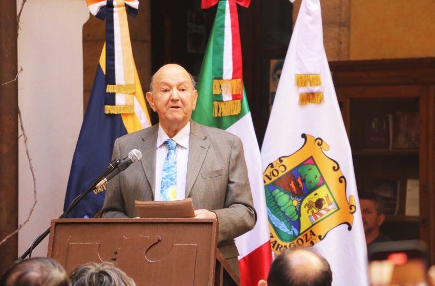 Reconoce UAdeC como Profesor Emérito al Dr. Carlos Manuel Valdés Dávila