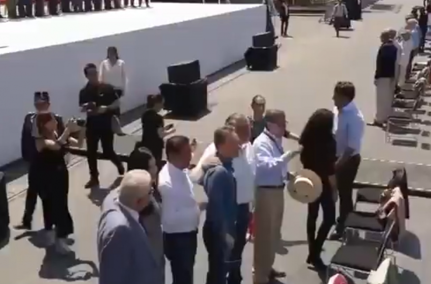 Velasco, Adán Augusto y Monreal se disculpan por darle la espalda a Sheinbaum