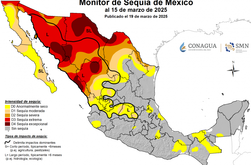  Aumenta la sequía en México: Sonora, el estado más afectado