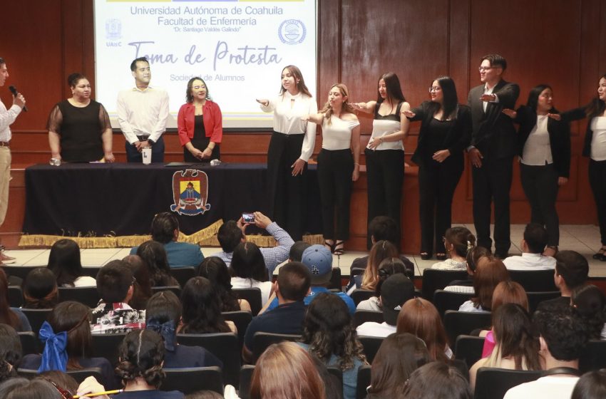 La Facultad de Enfermería de la UAdeC Unidad Sureste, tiene Nueva Sociedad de Alumnos