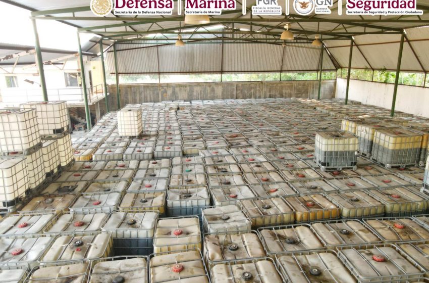  Aseguran un millón 500 mil litros de hidrocarburo robado en Comalcalco, Tabasco