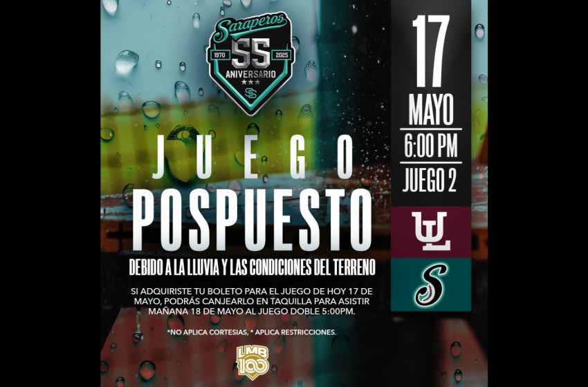  Doble jornada este domingo en el estadio Francisco I. Madero tras suspensión por lluvia