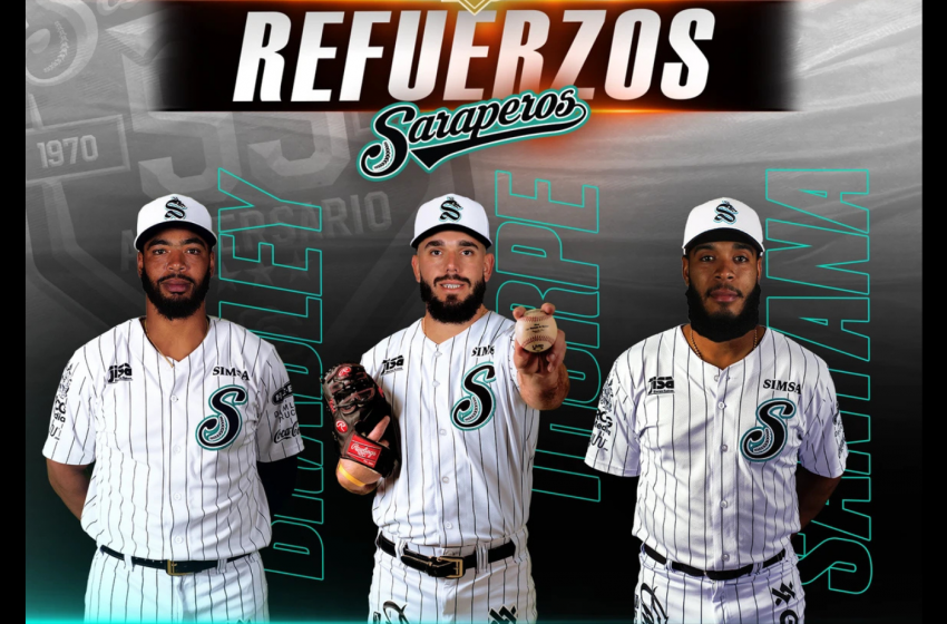  Saraperos refuerza su plantel con Cristian Santana, Bobby Bradley y Lewis Thorpe