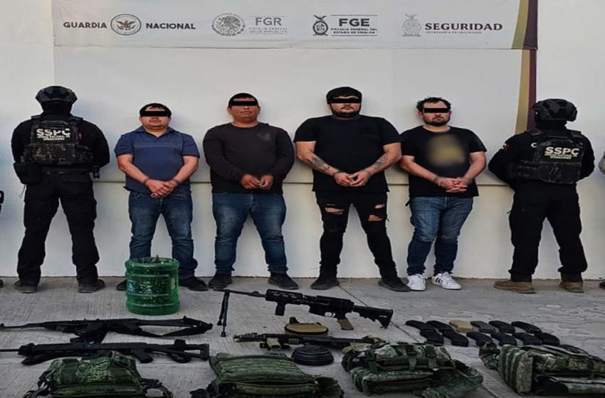  Detienen en Culiacán a cuatro integrantes de ‘Los Chapitos’; entre ellos su líder operativo