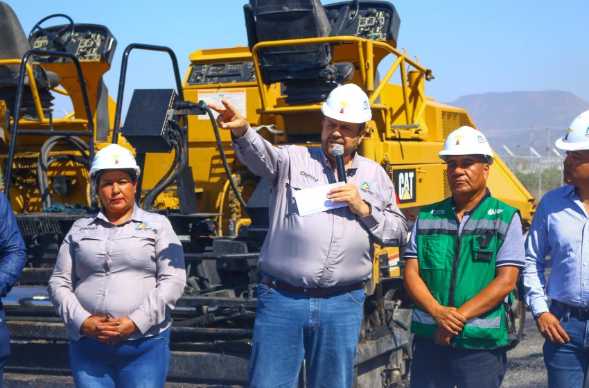  Arranca Tomás Gutiérrez séptima obra de recarpeteoLlega el programa al bulevar Arnoldo Saucedo Ayala